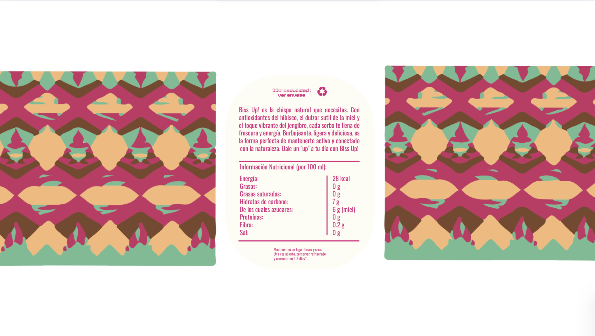 Biss Up — aplicación en packaging